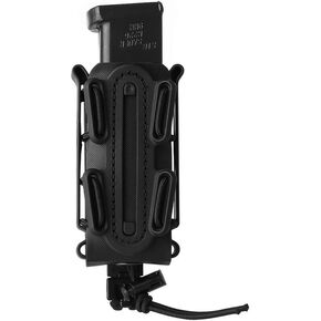 KRYDEX Single Pistol Mag Pouch with MOLLE Clip Adjustable Magazine Holder for 9mm Glock M1911 92F Magazines
