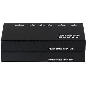 AVARRO 0E-HDMIEX4KL 4K 60hz HDBT PoE/HDCP 2.2 Extender, 4K Ultra HD and HDCP 2.2 Compliant, Built-in ESD, Surge Protection, Black
