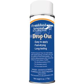 Frankford Arsenal 6 oz. Aerosol Drop Out Bullet Mold Release Agent for Reloading, blue, white