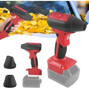 Jet Dry Blower Air Duster 130000 RPM Portable Super Jet Violent Fan Powered by for Milwaukee M-18 18V Li-ion Battery with 4 Adjustable Speeds Cordless Turbo Blower for Car, Computer, Keyboard, Lens