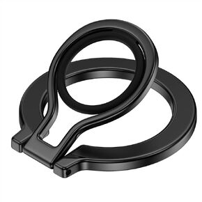 Magnetic Phone Grip Holder for MagSafe Ring Stand Holder Kickstand for iPhone 16 15 14 13 12 Plus Pro Max,Cell Phone Silicone Loop Grip Stand for Samsung Galaxy S25 S24 S23 S22 S21 Ultra A16 A15 A14