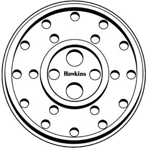 HAWKINS 17 cm Pressure Cooker Grid for Steaming Food and Container Cooking, Silver (GRID17AL)