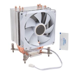 Ejoyous CPU Cooling Fan, 3.54in 4 Heat Pipes 3pin 12VDC 2000RPM Hydraulic Bearing CPU Air Cooler for 2011 Motherboard of Version B with Backplate