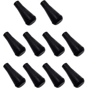 Honbay 10PCS Soft Rubber Arrowheads Glue on Target Arrow Tips Point Blunt Broadheads Arrowhead Replacement for Outdoor Archery Hunting Game Practice (Internal Dia 8mm)