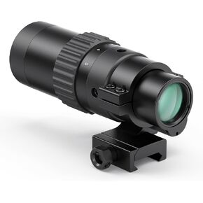 Feyachi M36 1.5X - 5X Red Dot Sight Optics Magnifier with Flip to Side Mount