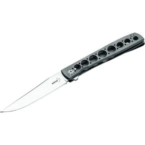 Boker Plus 01BO730 Urban Trapper Knives with 3-1/2 in. Straight Edge Blade, Silver