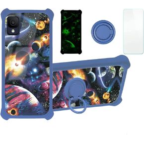 TCL A3 A509DL / A30 Case Compatible with TCL Ion Z T501L T501C Phone Case Cover [Hard PC + Soft Silicone][Luminous Effect] YGL-XQ