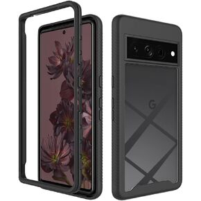 Fit for iPhone 15 Plus Case, Compatible for iPhone 15 Plus Phone Cases 360° Full Body Shockproof Protector [Soft TPU Bumper] Clear Back Protective Cover