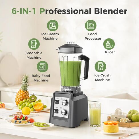 Blenders for Kitchen, Smoothie Maker, 68 oz.Pitcher, 1800 Peak Watts, Professional Blender for Ice Crush, Frozen Drinks in Saudi Arabia