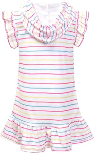 CHILDRENSTAR Girls Swim Coverups Terry Swimsuit Coverup Zip-Up Beach Flutter Sleeve Robe in Kuwait