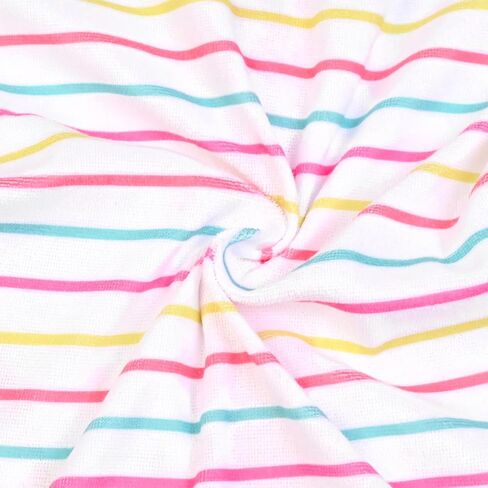 CHILDRENSTAR Girls Swim Coverups Terry Swimsuit Coverup Zip-Up Beach Flutter Sleeve Robe in Kuwait