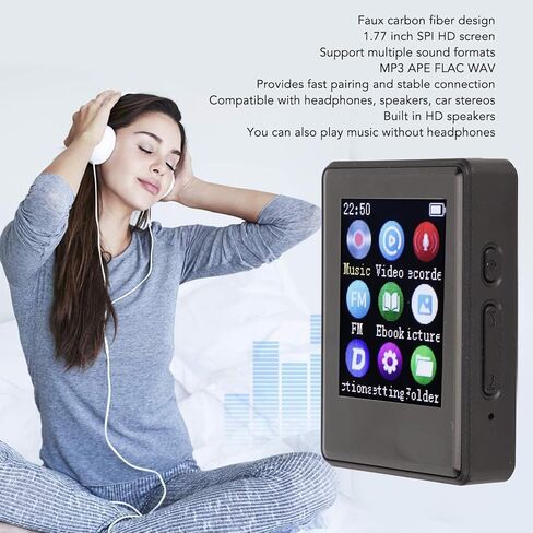 80 جيجابايت MP3 مشغل مع Bluetooth و Hifi Sound MP3 Spotify Player مع FM ، الراديو ، التسجيل ، E -Book 1.77 بوصة تدفق MP3 MP4 مشغل للأطفال (مع in Kuwait