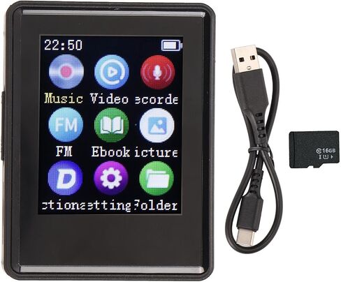 80 جيجابايت MP3 مشغل مع Bluetooth و Hifi Sound MP3 Spotify Player مع FM ، الراديو ، التسجيل ، E -Book 1.77 بوصة تدفق MP3 MP4 مشغل للأطفال (مع in Kuwait