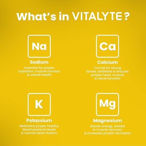 Vitalyte Electrolyte Powder Drink Mix, Isotonic Electrolyte Hydration Mix, Gluten Free Post Workout Powder Mix, Pack of 1, 35 oz., Lemon Flavor in Saudi Arabia