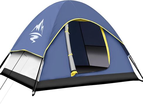 Camping Tent for 1-2 People Dome Outdoor Tent, Waterproof and Windproof, Sunscreen Index 50+, is a Good Choice for Outdoor Activities and Hiking. in Kuwait