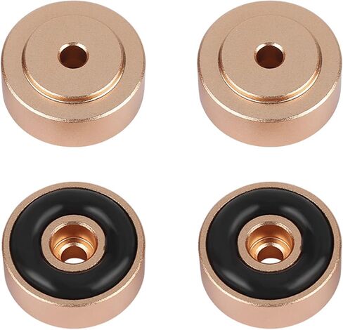 4pcs سلاح مكبر صوت الألومنيوم ، وسادة أقدام عزل ، 20 * 8 ملم ، مضخم صدمة ، أقدام مكبر للصدمات ، أقدام ، أقدام مطاطية قابلة للفصل لمكبر الصوت (الذهب) in Saudi Arabia