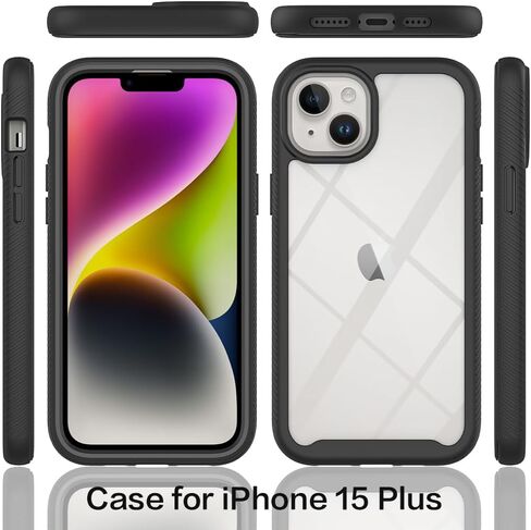 مناسب لحالة iPhone 15 Plus ، متوافقة مع iPhone 15 Plus Phone Cases 360 ° PULLE BODACH PROCKPROUS in Saudi Arabia