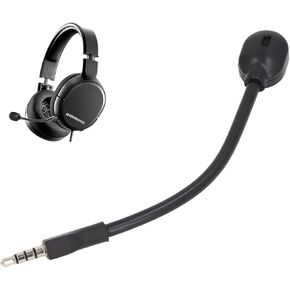 Microphone Replacement for Arctis 1 Headset, 3.5mm Detachable Microphone Boom Mic Replacement Noise Cancelling