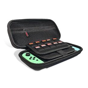 Kuprusar Switch Case, Carrying Case for Nintendo Switch Console, Classic Switch Oled Case Protective Hard Shell Portable Switch Travel ConsoleGame Bag for Accessories and Games, Black
