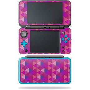 MightySkins Skin Compatible with Nintendo New 2DS XL - Pink Kaleidoscope | Protective, Durable, and Unique Vinyl Decal wrap Cover | Easy to Apply, Remove, and Change Styles | Made in The USA