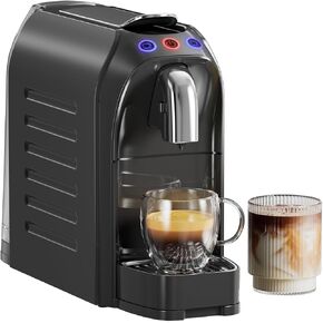 Mini Espresso Machine Coffee Maker: 1255W Single Serve Coffee Maker Programmable for Original Capsules - 20Bar High Pressure Barista Pump For Home Espresso & Lungo