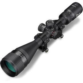 CVLIFE EagleFeather AO Rifle Scope, Medium to Long Range Scope with Red/Green Illuminated Mil-dot Reticle and Front Parallax Adjustment, 1 inch Tube