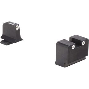 Trijicon Sights/ Bright & Tough Night Sight Suppressor Set with White Front, White Rear & Green Lamps for Springfield Armory XD
