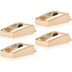 Turntable Stylus Record Player Needle Universal Replacement for Crosley Victrola ION and more brand LP Phono vinyl record player (Gold)