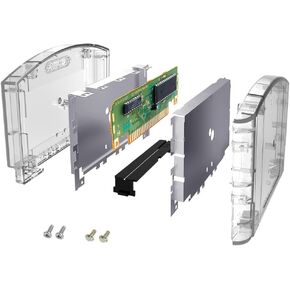 استبدل N64 Cartridge Cart Shell Housing متوافق مع Nintendo N64 Elugment Case Associory DIY Fix N64 ، Clear