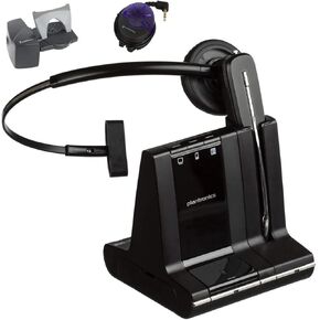 Plantronics Savi W740 Wireless Office Headset System (Renewed) (Headset+Lifter+Busy Light)