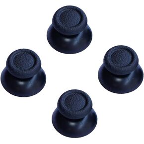 2 Pairs Thumbsticks Analog Thumb Sticks for Sony Playstation Dual Shock 4 PS4 Controller (Black)