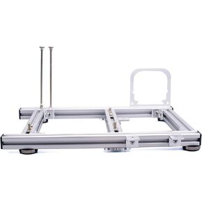 DIY MINI ITX Mothx Test Bench Open Air Frame Tower PC CASTER CASE CASE Aluminium Bare Prake Support in Kuwait