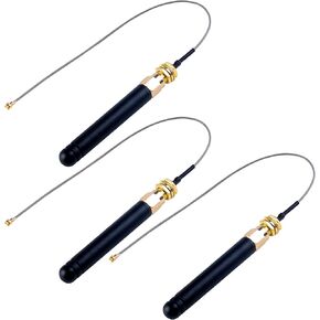 915mhz lora Antenna 2dBi Gain U.FL IPEX 1 to SMA Connector for Lora Board Lora32u4 II WiFi Lora32 IoT Projects (Pack of 3)