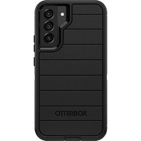 OtterBox Defender Series Case for Samsung Galaxy S22 Plus (NOT S22/Ultra Models) Case Only - Non-Retail Packaging - Antimicrobial - Black