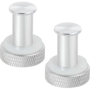 2 Pack Pressure Canner/Cooker Parts for Presto, Replacement Part Air Vent Cover/Lock, 23Quart 409A 16QT Silver