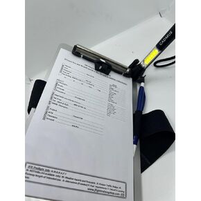 Vfr, Ifr Pilot Aluminum Kneeboard with Writing Pad, Multi-Functional, All-In-One