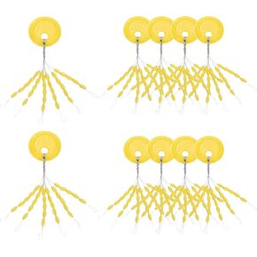 PATIKIL Fishing Rubber Bobber Beads Stoppers,Float Sinker Stops Oval Shape XS Size for Fishing Line
