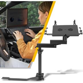 Truck Laptop Mount Fit for 2024 2025 Toyota Tacoma Computer Mount Laptop Stand Holder Desk Tablet Holder Accessories, for Passenger Seat Fit Laptop Up to 17"