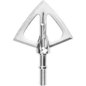 SIK F4 4-Blade Cut on Contact Fixed Blade Broadhead, Silver, One Size (ABH101F4)