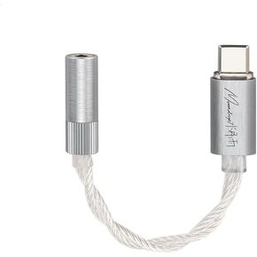 Moondrop Echo-A 32Bit/384kHz Portable USB Type-C to Headphone DAC/AMP with 3.5mm Audio Jack Adapter
