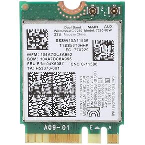 Intel Band AC 7265 802.11ac Network Card,For intel 7260AC 7260NGW,Dual Band ,for T Series Y Series X Series W Series Laptops