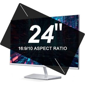 [2-Pack Privacy Screen for Computer Monitor 24 Inch,Eye Protection Anti-Blue Light Glare Privacy Filter,Anti-Spy/Peeping Privacy Screen Protector Shield,16:9/10 Aspect Ratio,517X323(16:10)