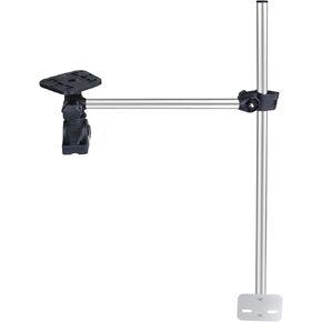 Universal Portable Fish Finder Mount, 360Adjustable, Aluminum Alloy, Compatible with Fish Finder Devices (Universal Clamp Design, max 3.31 inches/8.4 cm)