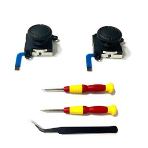 2 Pack Replacement Joystick Analog Thumb Stick Repair Kit for Nintendo Switch/Switch OLED Model/Switch Lite Joy-Con Controller