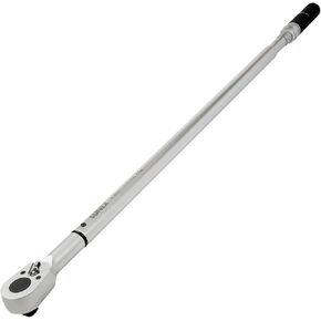 Sunex 40600, ¾" Drive, 48T Torque Wrench, 110 To 600'-Lb, 48 Tooth Ratcheting Mechanism, Accurate To 3% Clockwise & 6% Counterclockwise, Audible Click, Heat Treated Tube, Aluminum Handle