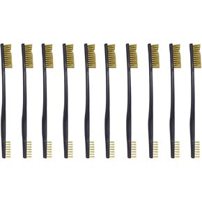 10Pcs 7inch Double-Ended All Purpose Gun Cleaning Brushes, Universal Gun Cleaning Kit Pick Set with Plastic Handle for Pistol Rifle Shotgun Gun Cleaning Brush Set