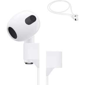 Single Replacement Right Earbud for AirPod 3rd Gen, Only Compatible with AirPods 3rd Generation Mode A2565, Left Ear Side Wireless Earbud with a Complimentary Magnetic Lanyard - R Side