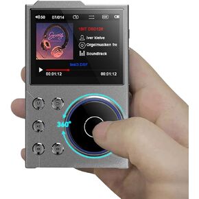 HiF MP3 Player Spotify, Hi Res Player, Digital Music Player Bluetooth 5.3 Lossless DSD FLAC HD HiFi Portable MP3 Player