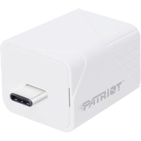 Patriot Memory iLuxe Cube 512GB USB 3.2 GEN 1 Type C- Smart Backup Solution - MFI Certified - Apple iPhone Accessory- PI512GCUW30C