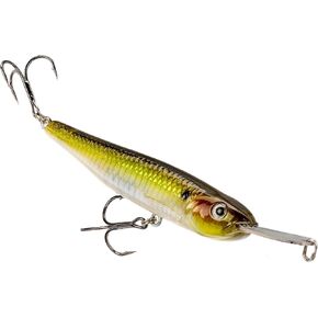 Strike King (HCEV70-864) Evader 70 Fishing Lure, Multi-Functional Hard Bait, Metal Lip, Evasive Action, 2 3/4-Inches, 1/4-Ounce, Size 10 Treble Hooks, Ghost Herring